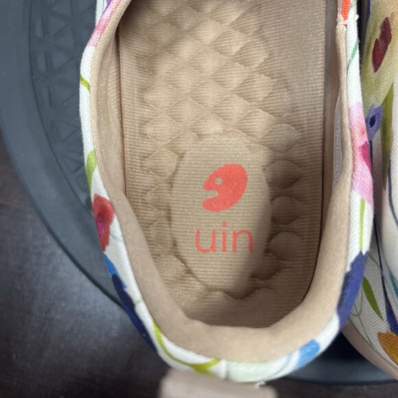 UIN Womens Size 10.5 RICH BLOOMS TOLEDO Slip On Shoes Canvas Casual Loafer - Picture 7 of 10